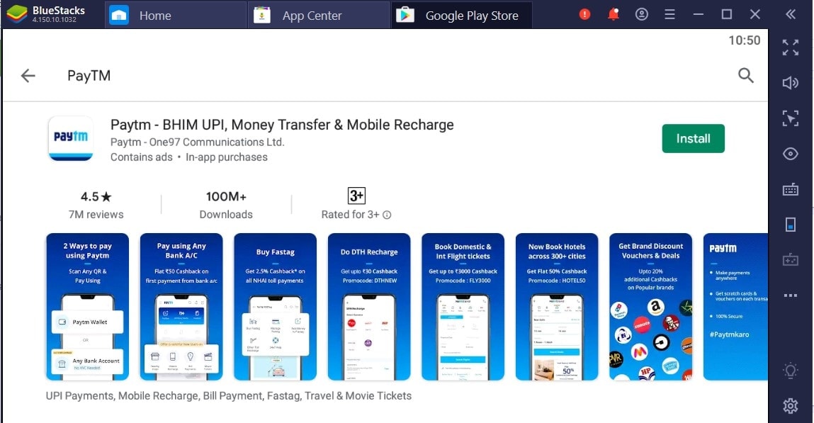 Get Free PayTM for PC using BlueStacks App Player (Step By Step) PayTM App For PC