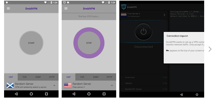 Get Free Internet On Android Without Service 2020 ( How To Guide) DroidVPN - Easy Android VPN