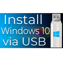 How to Install Windows 10 from a USB flash drive Step By Step Guide Install Windows 10 from a USB flash drive